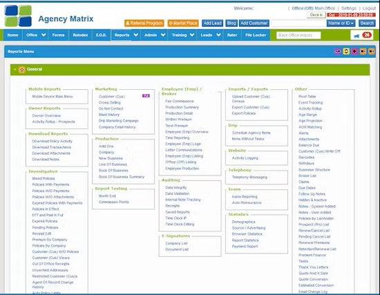 Agency Matrix – Agency Height